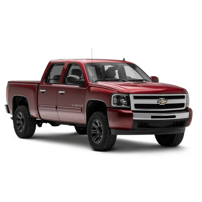 Raxiom 07-13 Chevy Silverado Axial Headlights w/ LED Bar- Black (S138003)