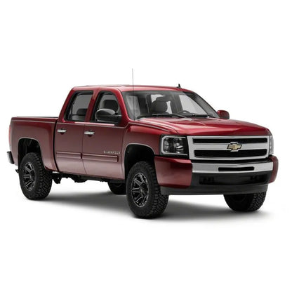 Raxiom 07-13 Chevy Silverado Axial Headlights w/ LED Bar- Black (S138003)