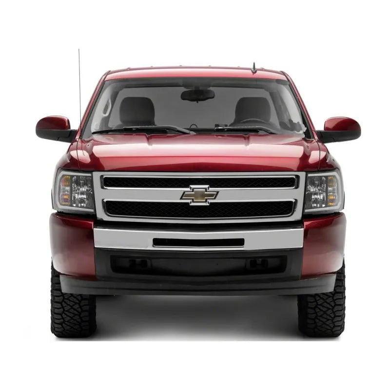 Raxiom 07-13 Chevy Silverado Axial Headlights w/ LED Bar- Black (S138003)