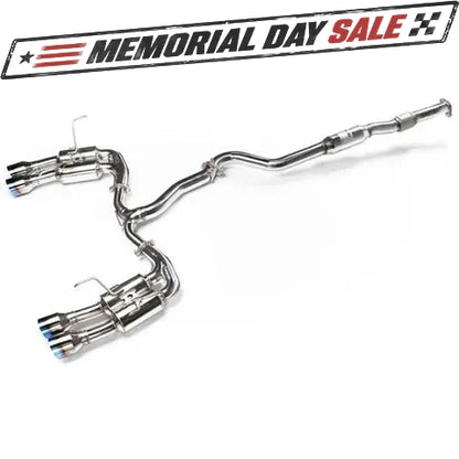 Invidia Gemini R400 Catback Exhaust | 2022+ Subaru WRX (HS22WRXGM4ST)