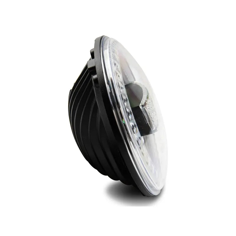 Raxiom 97-18 Jeep Wrangler TJ/JK 7-Inch LED Headlights w/ Halos- Black (J155018)