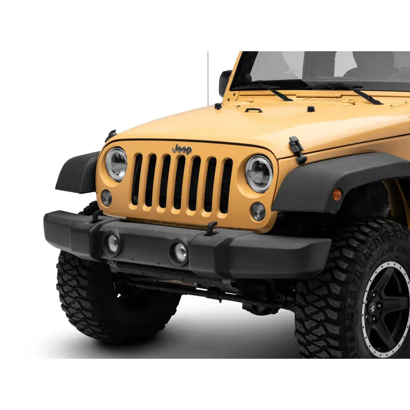 Raxiom 97-18 Jeep Wrangler TJ/JK 7-Inch LED Headlights w/ Halos- Black (J155018)