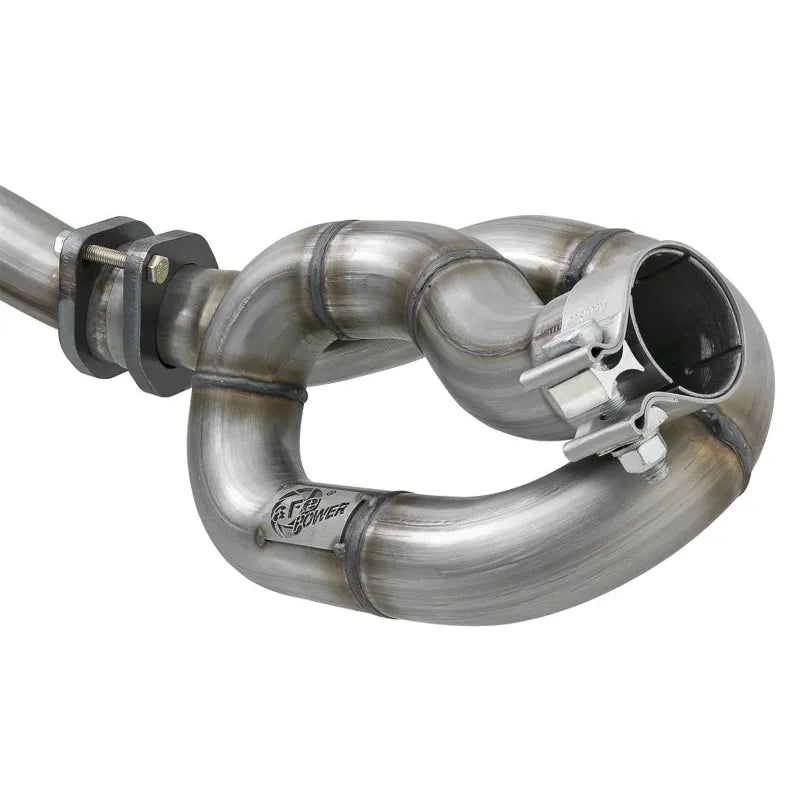 aFe Twisted Steel Y-Pipe w/ Loop | Jeep Wrangler JK 3.6L (48-46207-PK)