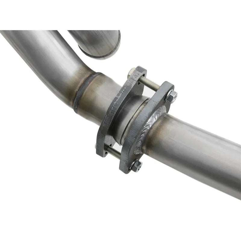aFe Twisted Steel Y-Pipe w/ Loop | Jeep Wrangler JK 3.6L (48-46207-PK)