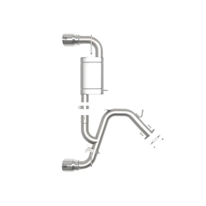 aFe Axle-Back Exhaust | Hyundai Veloster N 21-22 (49-37029-P)