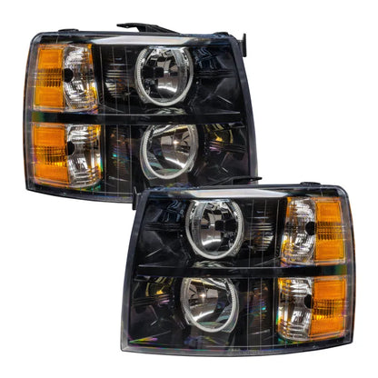 Oracle Silverado Halo Headlights Blue | Chevy Silverado 1500/2500/3500 (07-13) (7105-002)