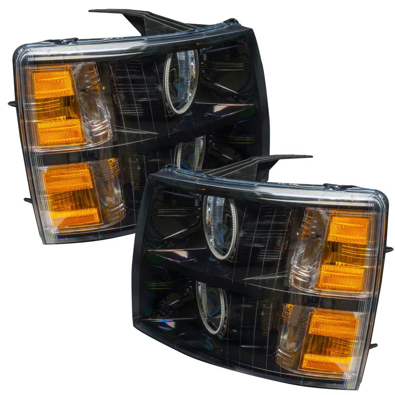 Oracle Silverado Halo Headlights Blue | Chevy Silverado 1500/2500/3500 (07-13) (7105-002)