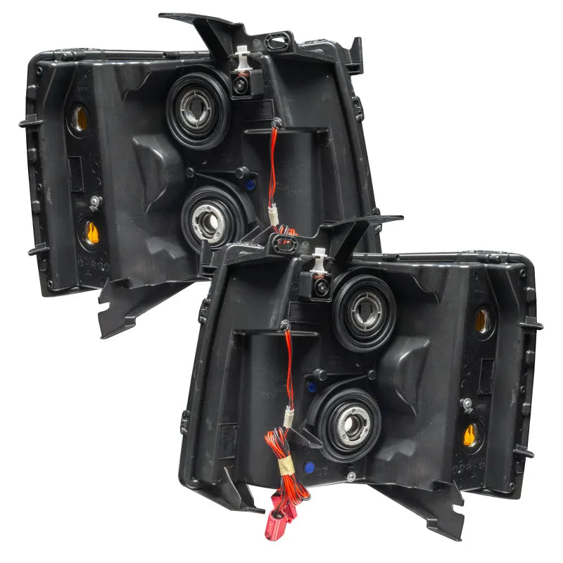 Oracle Silverado Halo Headlights Blue | Chevy Silverado 1500/2500/3500 (07-13) (7105-002)