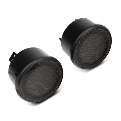 Raxiom Jeep JK Axial Smoked LED Turn Signals w/ Halo | Jeep Wrangler JK (07-18) (J127017)