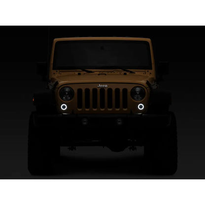 Raxiom Jeep JK Axial Smoked LED Turn Signals w/ Halo | Jeep Wrangler JK (07-18) (J127017)