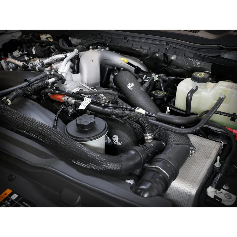 aFe BladeRunner 3in Aluminum Charge Pipe | Ford F250/F350 Super Duty (46-20684-B)
