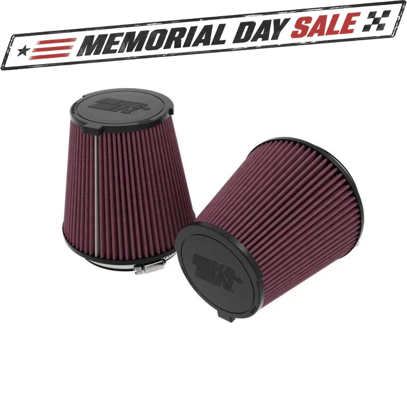K&N 2024 Ford Mustang / GT 5.0L V8  Drop-In Replacement Air Filter (Pair)