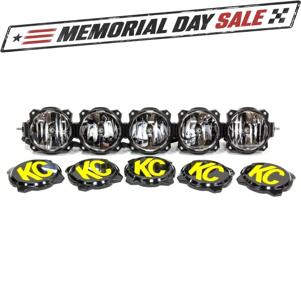 KC HiLites Gravity LED Pro6 Light Bar: 5 Pods - 32in / Spot + Flood Beam (KC91306)