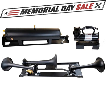 Kleinn 23-24 Ford F-250/ F-350/ F-450 Onboard Air System w/ Model 730 Horns