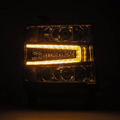 AlphaRex 16-18 Chevy 1500HD LUXX LED Proj Headlights | Silverado 1500 (880235)