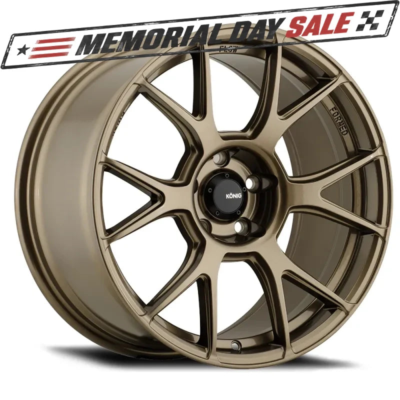 Konig Ampliform Gloss Bronze | 19x9.5" +25mm | 5x114.3mm Wheel