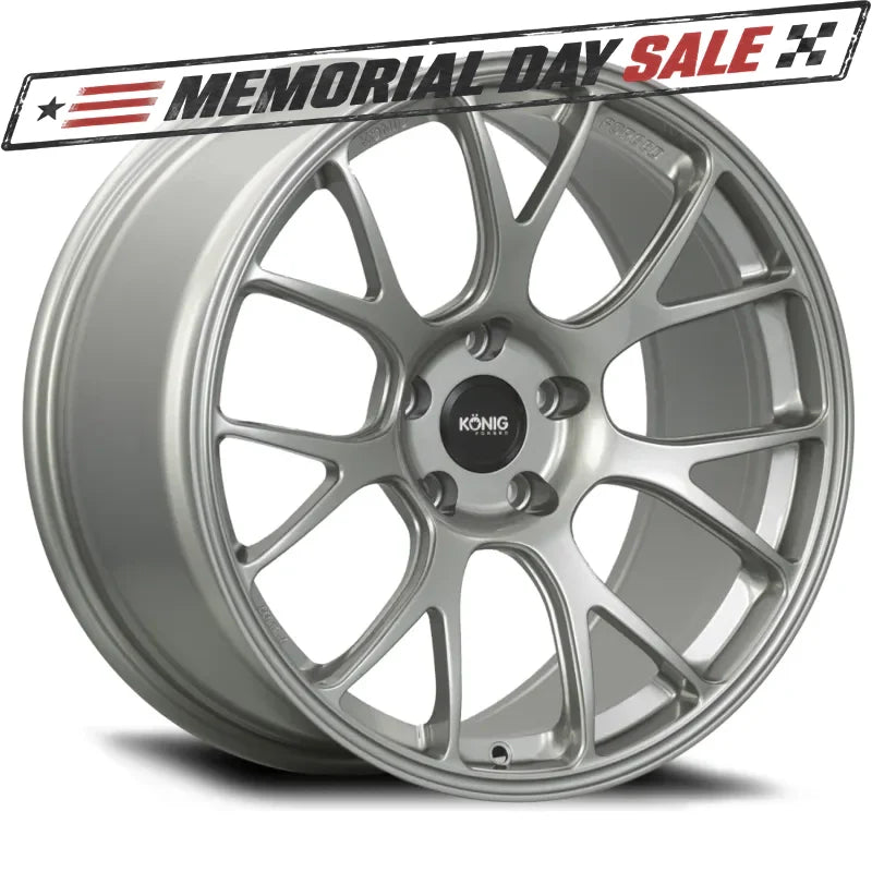Konig F1M Ash Silver | 18x9.5" +35mm | 5x114.3mm Wheel