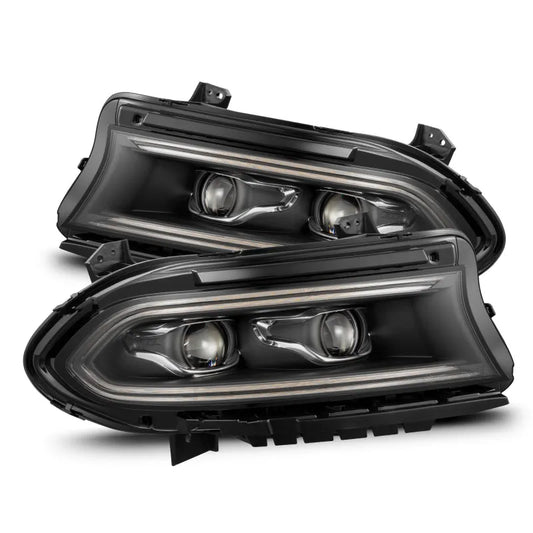 AlphaRex 15-23 Dodge Charger LUXX-Series LED Proj Headlights | Charger SRT II (880599)