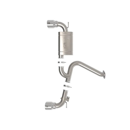 aFe 3in SS Axle-Back Exhaust | Hyundai Kona N (21-23) (49-37032-P)