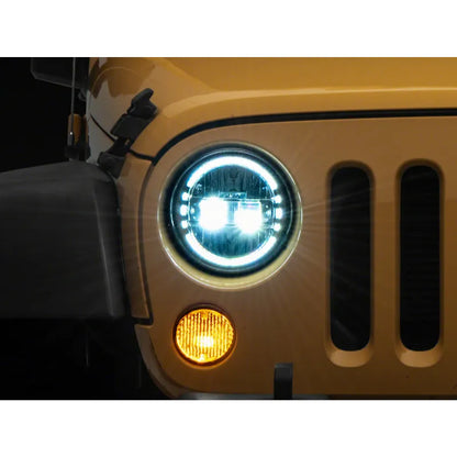 Raxiom 97-18 Jeep Wrangler Axial 7-In LED Headlights w/ DRL (J155569)
