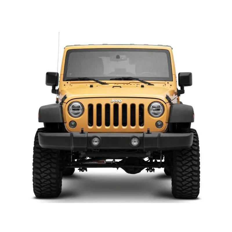 Raxiom 97-18 Jeep Wrangler Axial 7-In LED Headlights w/ DRL (J155569)