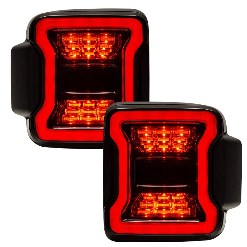 Oracle Jeep JL Black Series LED Tail Lights | Wrangler JK/JKU/Gladiator (5852-504)