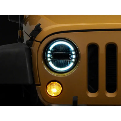 Raxiom 97-18 Jeep Wrangler Axial 7-In LED Headlights w/ DRL (J155569)