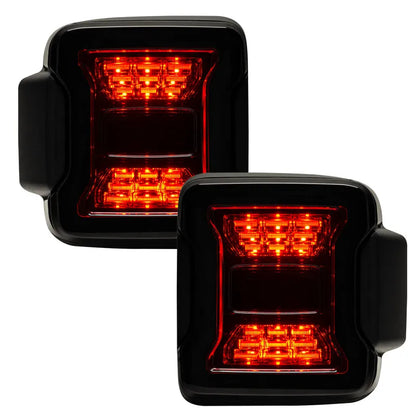 Oracle Jeep JL Black Series LED Tail Lights | Wrangler JK/JKU/Gladiator (5852-504)