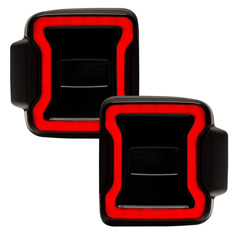 Oracle Jeep JL Black Series LED Tail Lights | Wrangler JK/JKU/Gladiator (5852-504)