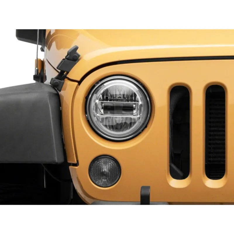 Raxiom 97-18 Jeep Wrangler Axial 7-In LED Headlights w/ DRL (J155569)