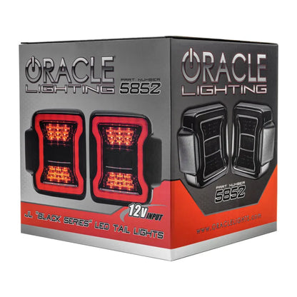 Oracle Jeep JL Black Series LED Tail Lights | Wrangler JK/JKU/Gladiator (5852-504)