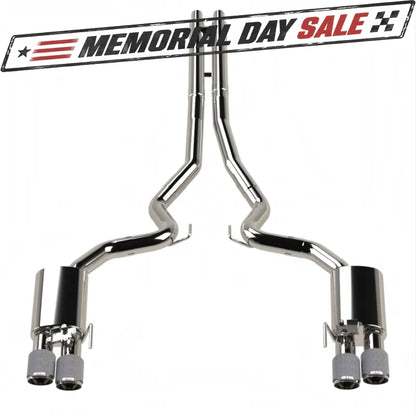 Kooks 3in. Valved Touring Cat-Back Exhaust | Ford Mustang GT (18-24) (11514570)