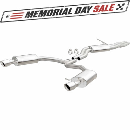 Magnaflow SS 2.5in D&S Dual Split Rear Cat-Back | Audi A6/A7 (12-15) (19159)