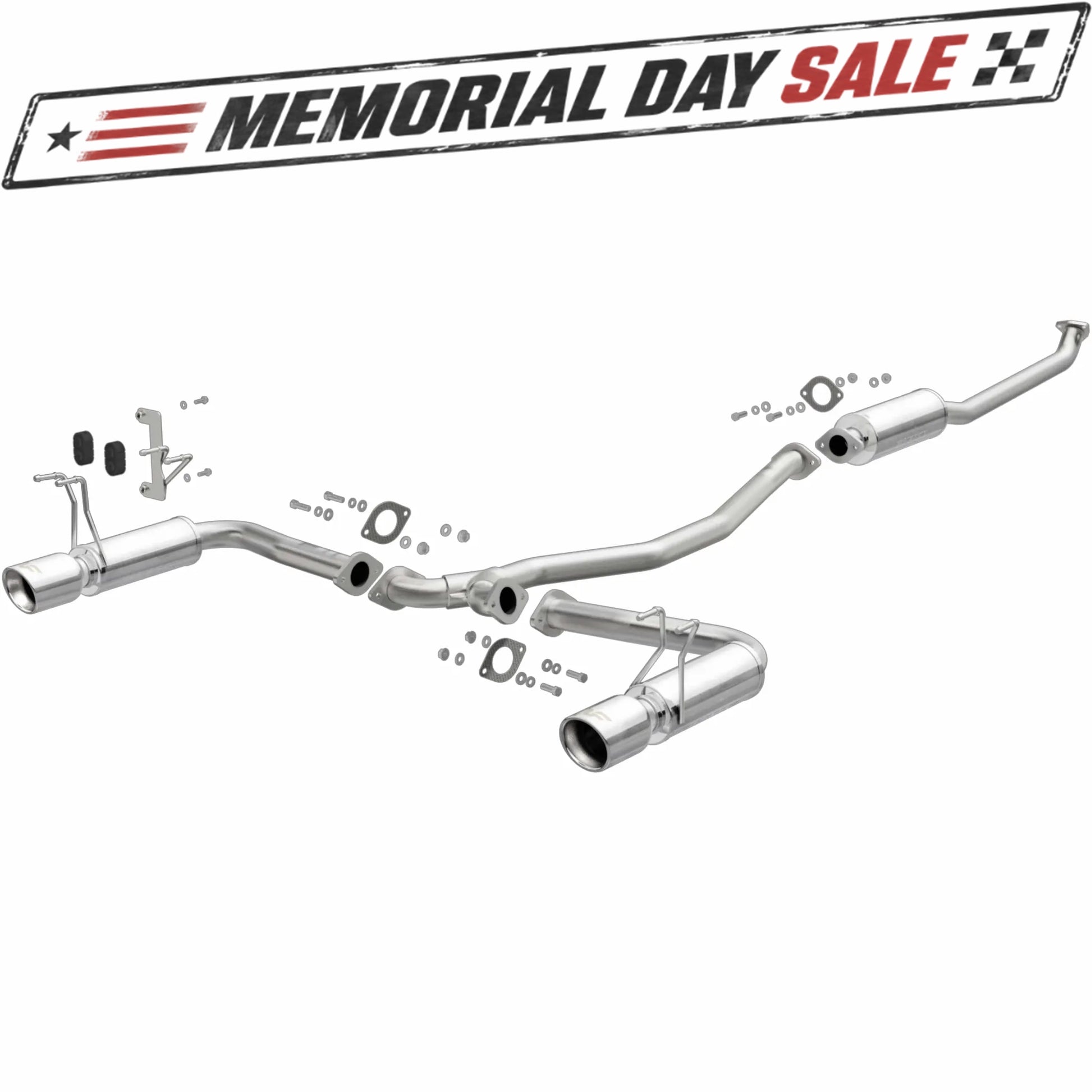 Magnaflow Street Series SS Cat-Back Exhaust | Honda Civic (16-20) (19313)