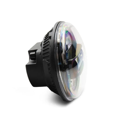 Raxiom 97-18 Jeep Wrangler TJ/JK Axial 7-Inch LED Headlights w/ DRL | Jeep Wrangler (J155570)