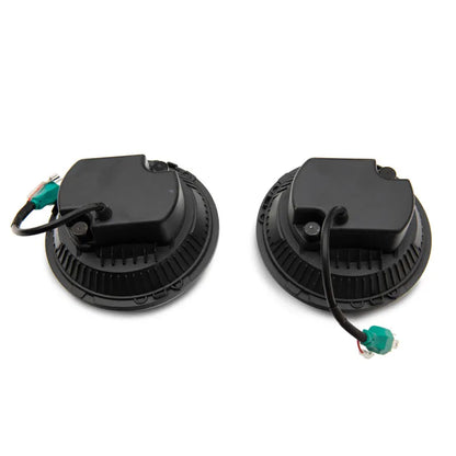 Raxiom 97-18 Jeep Wrangler TJ/JK Axial 7-Inch LED Headlights w/ DRL | Jeep Wrangler (J155570)