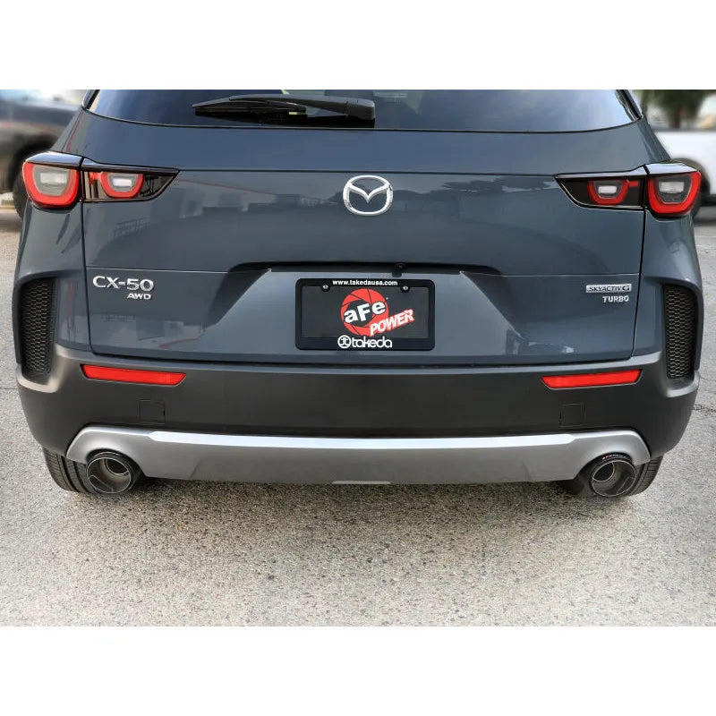 aFe 23+ Mazda CX-50 Takeda 2.5in SS Axle-Back Exhaust w/ CF Tips (49-37036-C)