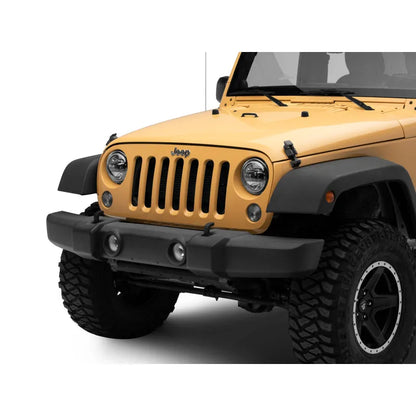 Raxiom 97-18 Jeep Wrangler TJ/JK Axial 7-Inch LED Headlights w/ DRL | Jeep Wrangler (J155570)