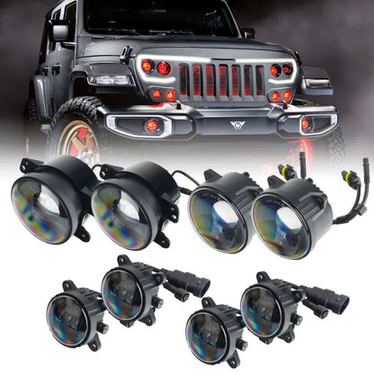 Oracle Vector Grille Demon Eye Kit | Jeep Wrangler/Gladiator (5856-334)