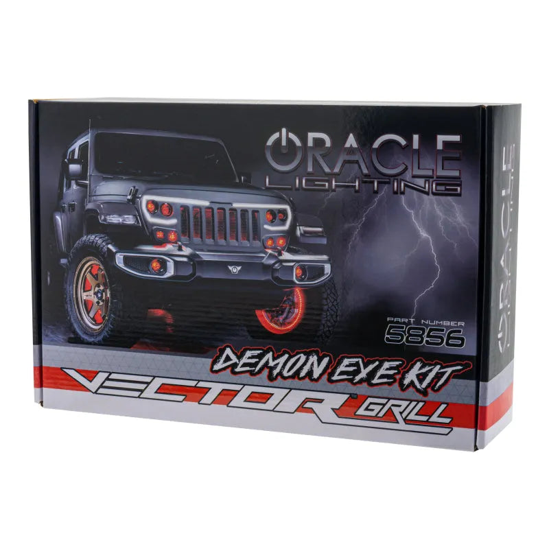 Oracle Vector Grille Demon Eye Kit | Jeep Wrangler/Gladiator (5856-334)