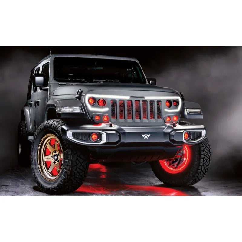 Oracle Vector Grille Demon Eye Kit | Jeep Wrangler/Gladiator (5856-334)