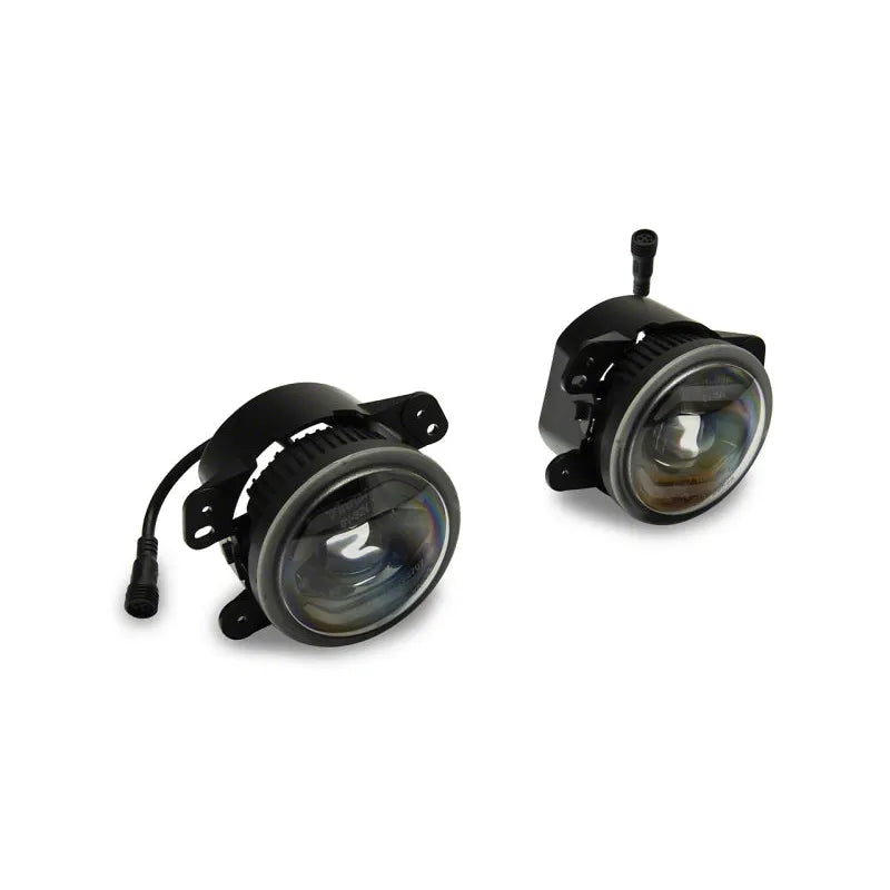 Raxiom 4in Axial LED DRL Fog Lights | Jeep Gladiator/JL (19-26) / Wrangler JK (07-18) (J127019)