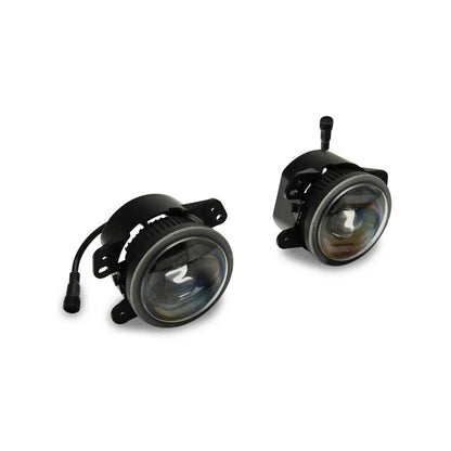 Raxiom 4in Axial LED DRL Fog Lights | Jeep Gladiator/JL (19-26) / Wrangler JK (07-18) (J127019)