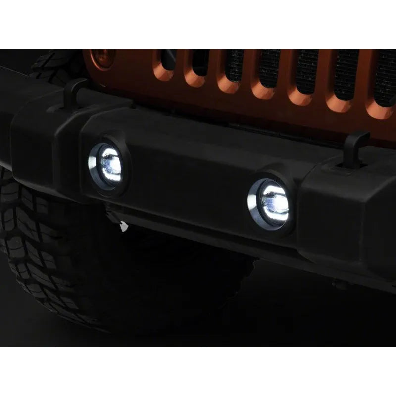 Raxiom 4in Axial LED DRL Fog Lights | Jeep Gladiator/JL (19-26) / Wrangler JK (07-18) (J127019)
