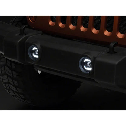 Raxiom 4in Axial LED DRL Fog Lights | Jeep Gladiator/JL (19-26) / Wrangler JK (07-18) (J127019)