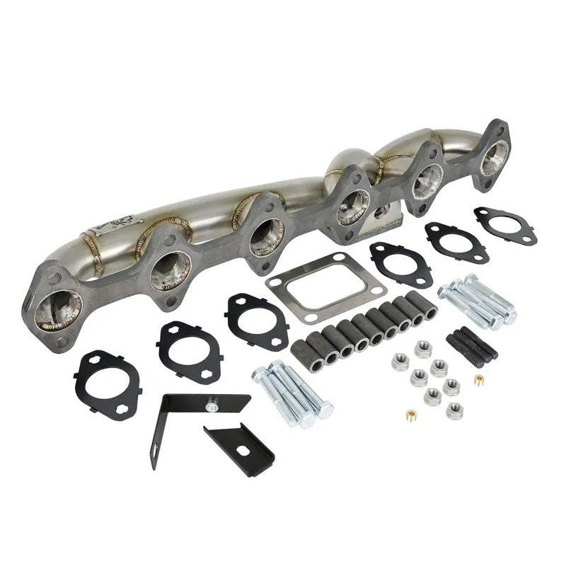 aFe Twisted Steel Header w/ T4 Turbo Manifold | Dodge Ram 2500/3500 (03-09) (48-32018)