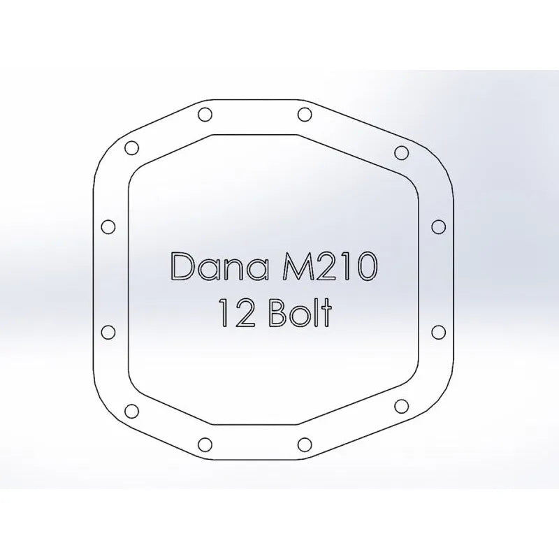 aFe Dana M210 Diff Cover | Jeep Wrangler JK (07-18)/JL/JT (18-26) (46-71340B)