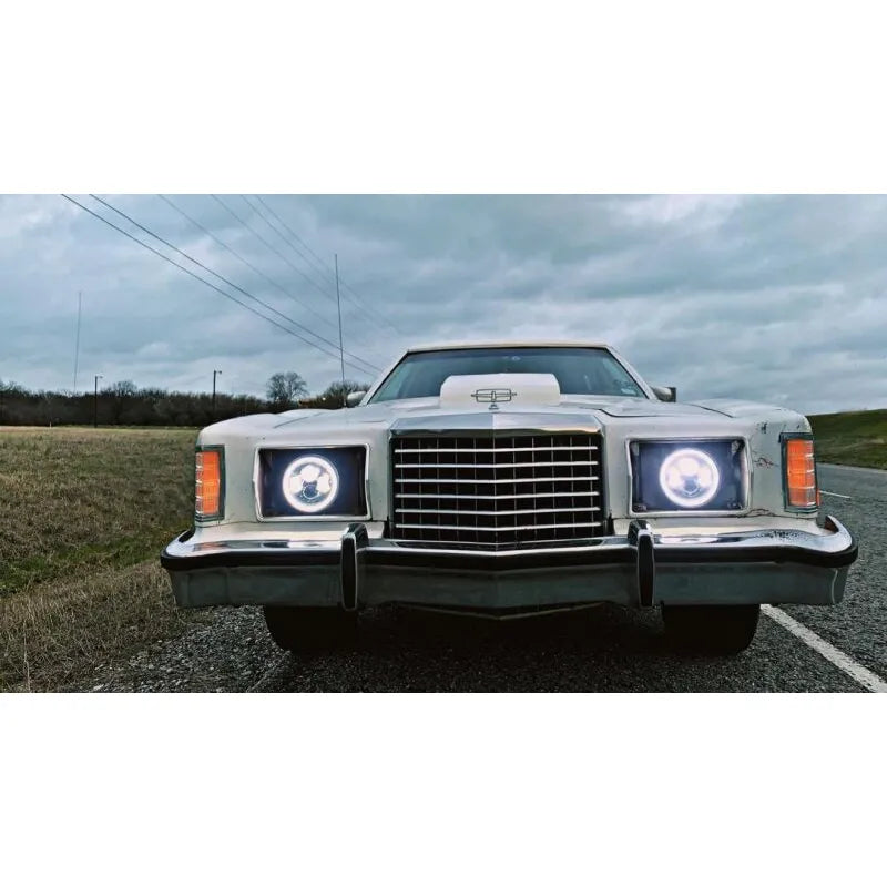 ORACLE 7in LED Headlights Black Bezel | Jeep Wrangler 97-18 (5769-001)