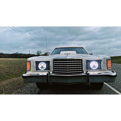 ORACLE 7in LED Headlights Black Bezel | Jeep Wrangler 97-18 (5769-001)