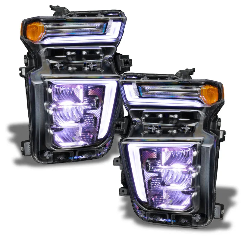 ORACLE 20-21 Chevy Silverado HD 2500/3500 RGB Demon Eye Headlight Kit (1453-334) | 2020-26
